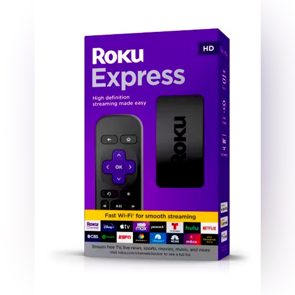 Roku Express HD Streaming Device with High-Speed HDMI Cable,and Wi-Fi